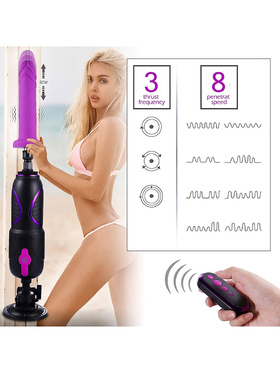 Hismith: Pro Traveler 2.0, Portable Sex Machine with Remote