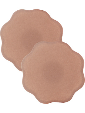 Bye Bra: Fabric Nipple Covers, 1 Pair, Nude