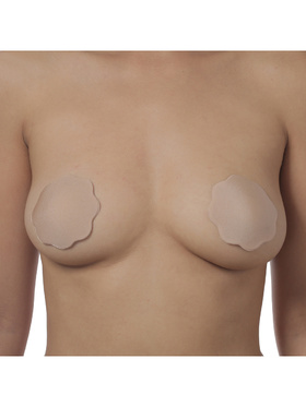 Bye Bra: Fabric Nipple Covers, 1 Pair, Nude