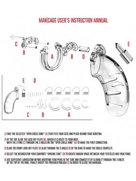 ManCage: Model 03, 11.5 cm, transparent