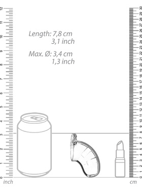 ManCage: Model 13, 6.4 cm, transparent