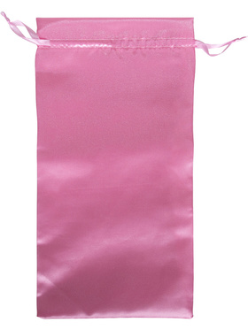 Satin förvaringspåse, 39.5 x 19.5 cm, rosa