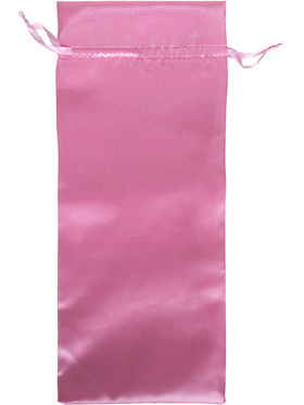 Satin förvaringspåse, 37 x 14.5 cm, rosa