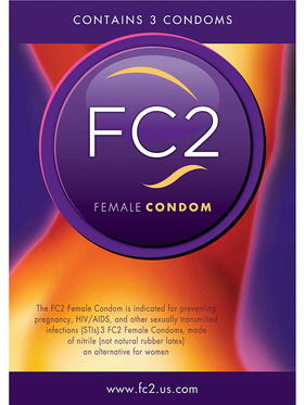 FC2: Female Condom, 3-pack