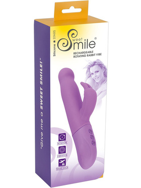 Sweet Smile: Rechargeable Rotating Rabbit Vibe