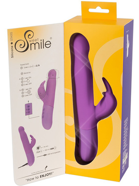 Sweet Smile: Rechargeable Rotating Rabbit Vibe