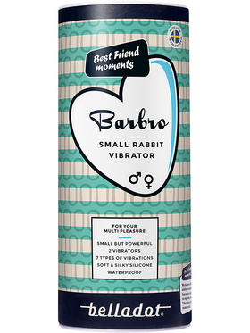 Belladot Barbro: Liten Rabbit Vibrator, blå