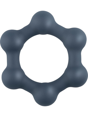 Boners: Hexagon Cock Ring with Steel Balls