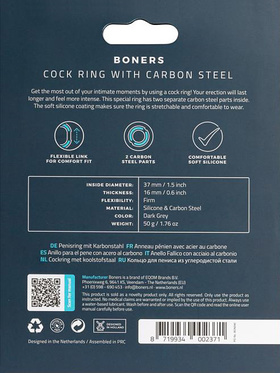 Boners: Cock Ring with Carbon Steel