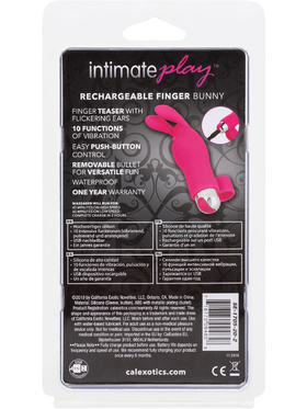 California Exotic: Intimate Play, Rechargeable Finger Bunny