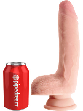 King Cock: Triple Density Cock with Balls, 24 cm