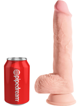 King Cock: Triple Density Fat Cock with Balls, 29 cm