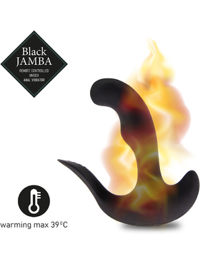 Feelztoys: Black Jamba, Remote Controlled Unisex Anal Vibrator