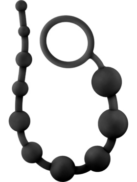 Blush: Performance Silicone Anal Beads, svart