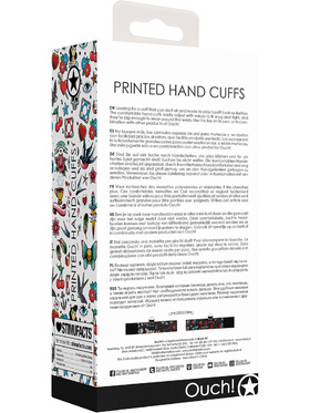 Ouch!: Printed Hand Cuffs, Old School Tattoo Style