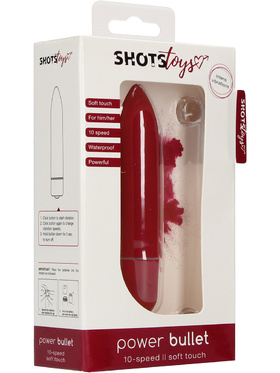 Shots Toys: Power Bullet, röd