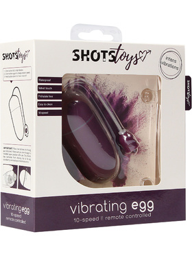 Shots Toys: Vibrating Egg, 10 Speed, lila