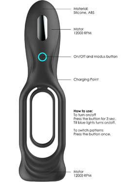 Sono: Vibrating Rechargeable Cock Ring No. 88