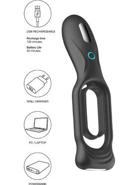 Sono: Vibrating Rechargeable Cock Ring No. 88