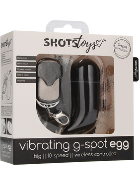 Shots Toys: G-Spot Egg, large, svart