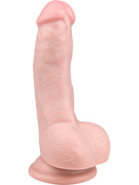 EasyToys: Realistic Dildo with Suction Cup, 15 cm, ljus
