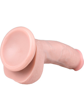 EasyToys: Realistic Dildo with Suction Cup, 15 cm, ljus