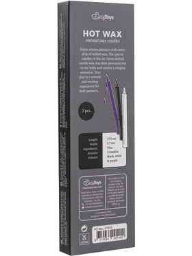 EasyToys: Hot Wax, Sensual Wax Candles, 3-pack