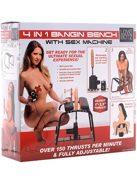 Lovebotz: 4-in-1 Bangin Bench with Sex Machine