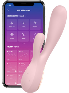 Satisfyer Connect: Mono Flex Vibrator, rosa