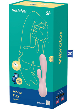 Satisfyer Connect: Mono Flex Vibrator, rosa