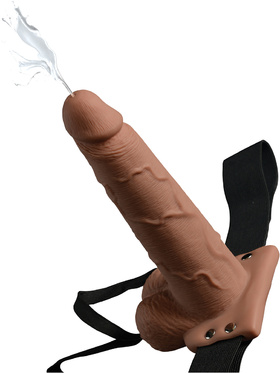 Pipedream: 7.5 inch Hollow Squirting Strap-On with Balls