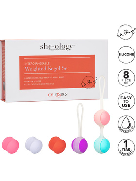 California Exotic: She-ology, Interchangeable Weighted Kegel Set