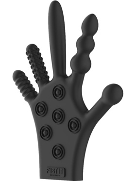 Fistit: Silicone Stimulation Glove, svart