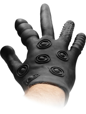 Fistit: Silicone Stimulation Glove, svart