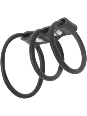 Darkness: Triple Flexible Cock Rings