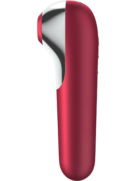 Satisfyer Connect: Dual Love, Air Pulse Vibrator, röd