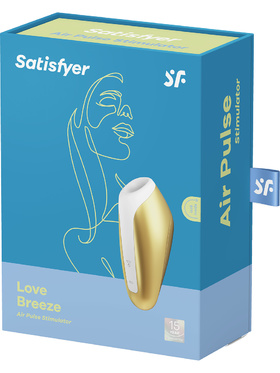 Satisfyer: Love Breeze, Air Pulse Stimulator, guld