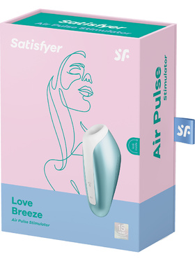 Satisfyer: Love Breeze, Air Pulse Stimulator, blå