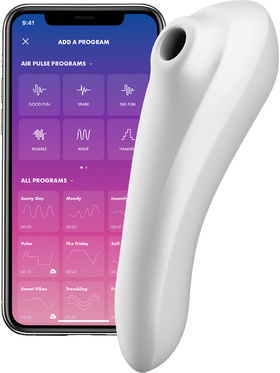 Satisfyer Connect: Dual Pleasure, Air Pulse Vibrator, vit