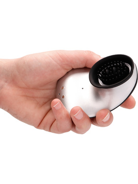 Innovation: Twitch, Hands-Free Suction & Vibration Toy, silver