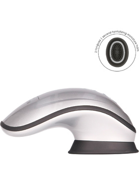 Innovation: Twitch, Hands-Free Suction & Vibration Toy, silver