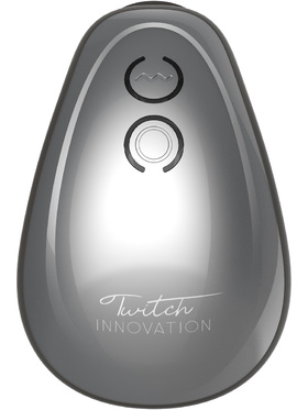 Innovation: Twitch, Hands-Free Suction & Vibration Toy, silver