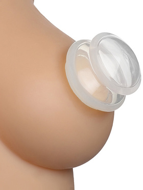 XR Master Series: Clear Plungers, Silicone Nipple Suckers, large