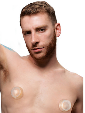XR Master Series: Clear Plungers, Silicone Nipple Suckers, small