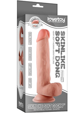 LoveToy: Skinlike Soft Dong, 20 cm
