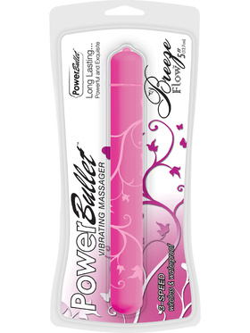 PowerBullet: Breeze Flow, Vibrating Massager, rosa