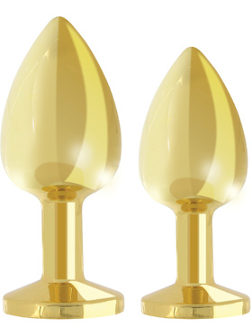 Rianne S: Booty Plug Luxury Set (2x), guld