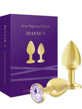 Rianne S: Booty Plug Luxury Set (2x), guld