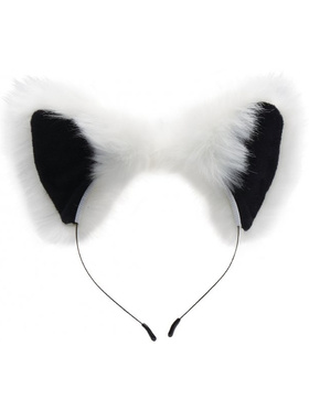 Tailz: White Fox Tail Anal Plug & Ears Set
