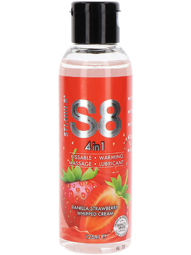 Stimul8: S8 4-in-1 Dessert Lube, Vanilla/Strawberry, 125 ml